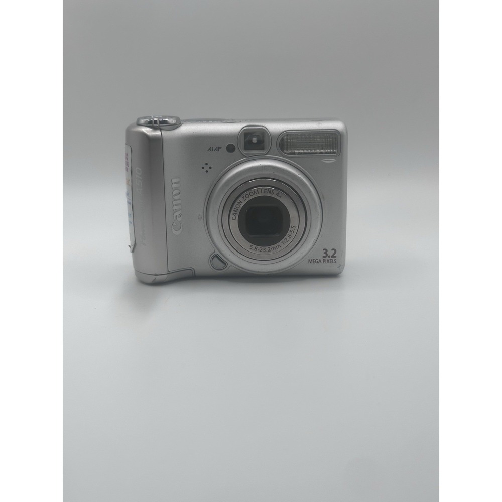 Canon PowerShot A510 3.2MP Digital Camera 4x Zoom Untested For Parts / Repair